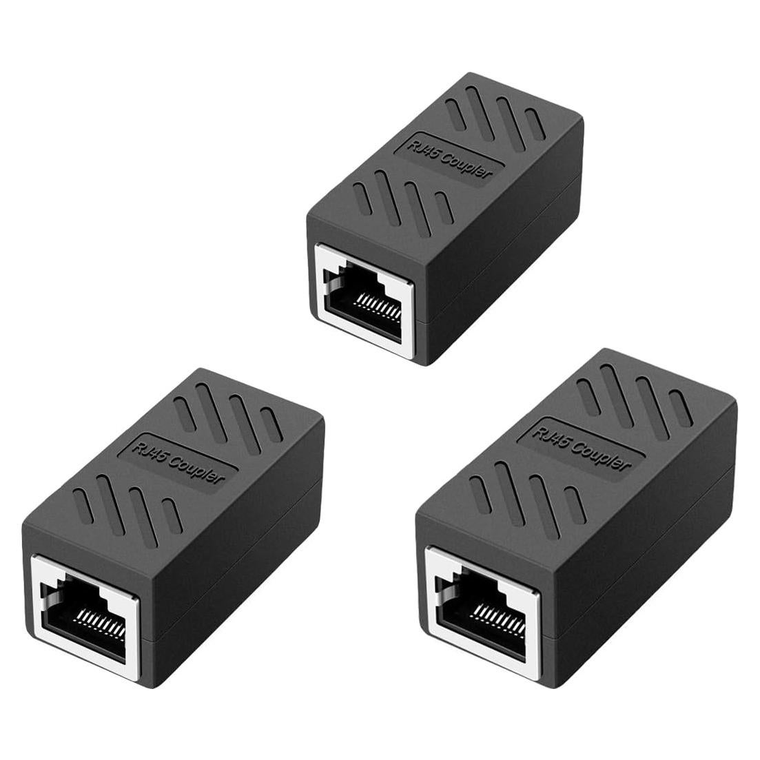 Acoplador RJ45 AOPOCKAN TECH Cat6 Femenino a Femenino - Paquete de 3