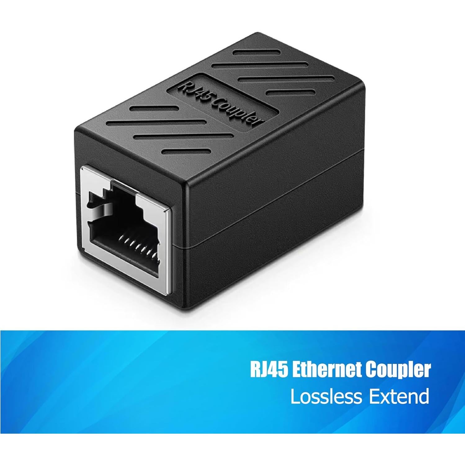 Acoplador RJ45 AOPOCKAN TECH Cat6 Femenino a Femenino - Paquete de 3