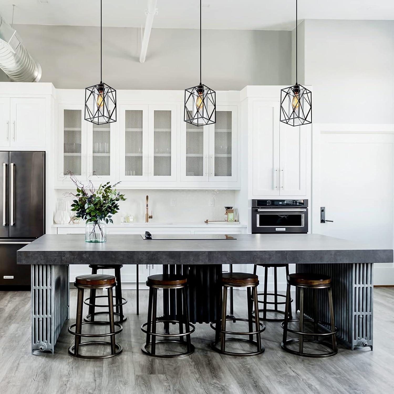 Luz Colgante Enchufable HMVPL con Regulador 16x24cm Negro