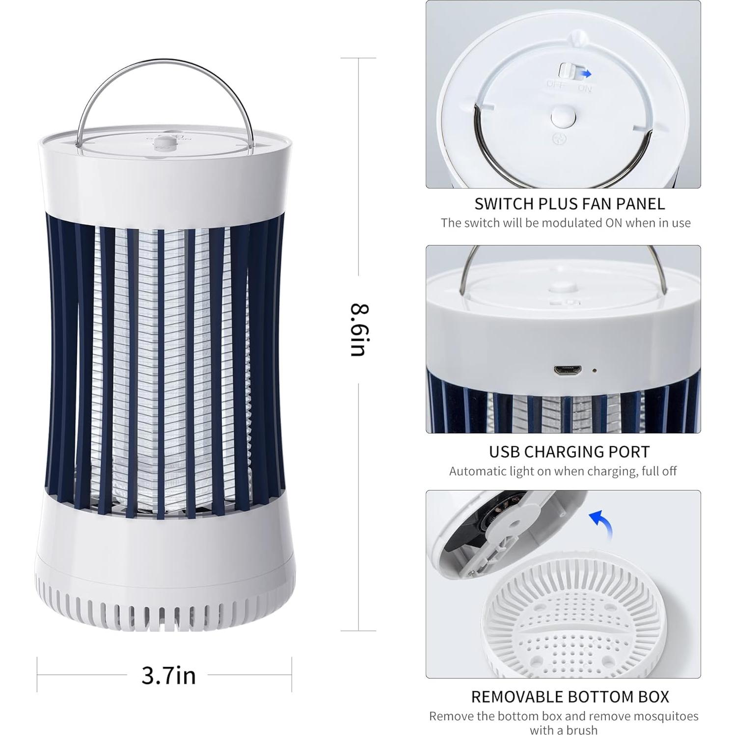 Trampa de Insectos Eléctrica Lulu Home 2 Paquetes 1500V