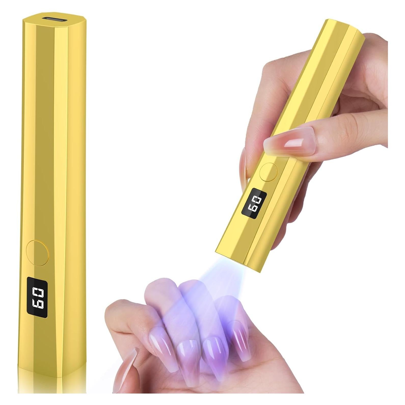 Lámpara de Uñas UV Hoonyn NL-003-HN 5W Portátil Dorado