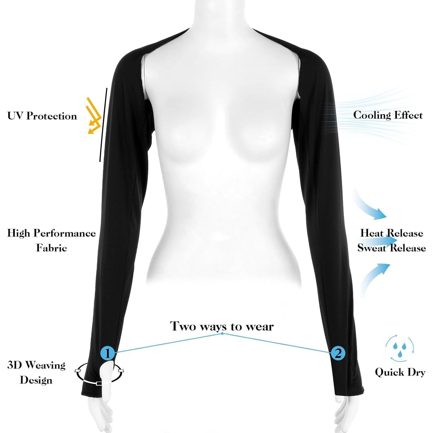 Mangas de Enfriamiento UV para Brazo DSLSQD - 2 Piezas Mujeres