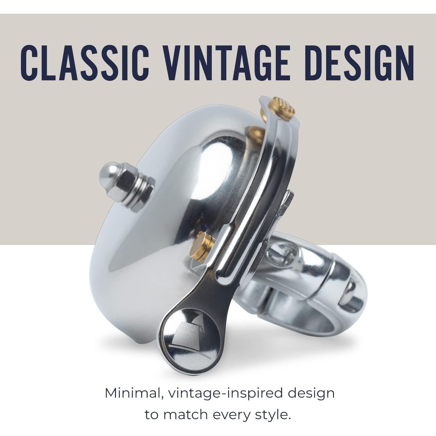 Campana de Bicicleta Thousand Pennant Acero Inoxidable 50mm