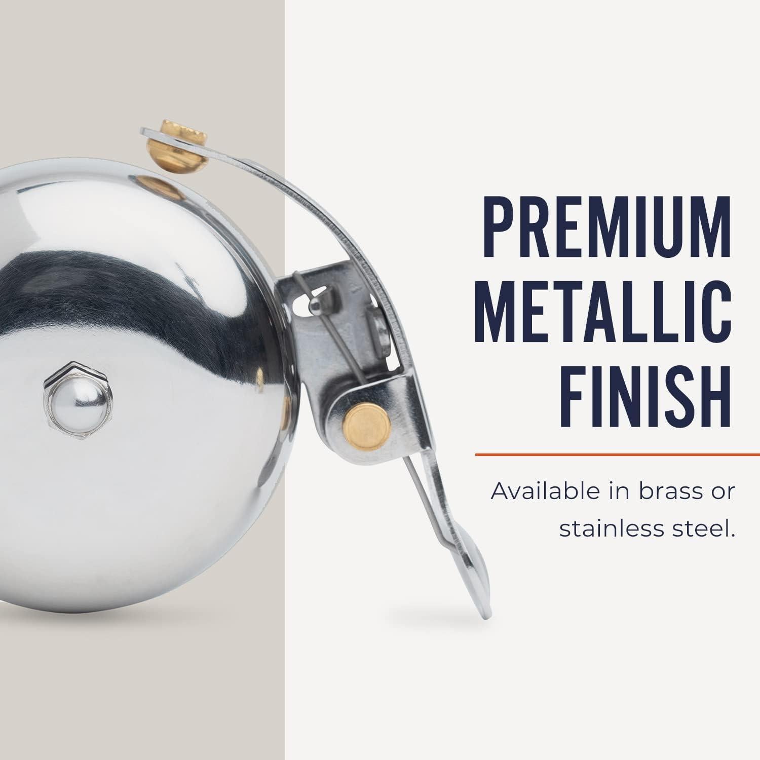 Campana de Bicicleta Thousand Pennant Acero Inoxidable 50mm