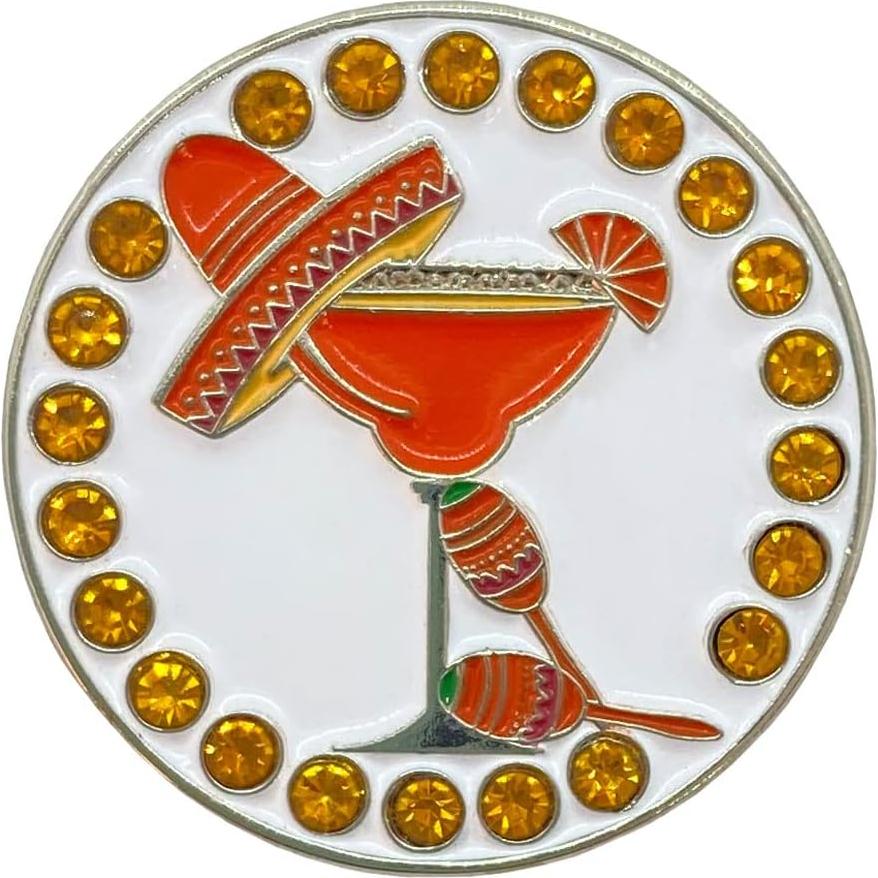 Marcador de Pelota de Golf Giggle Golf Mango Margarita - Magnético