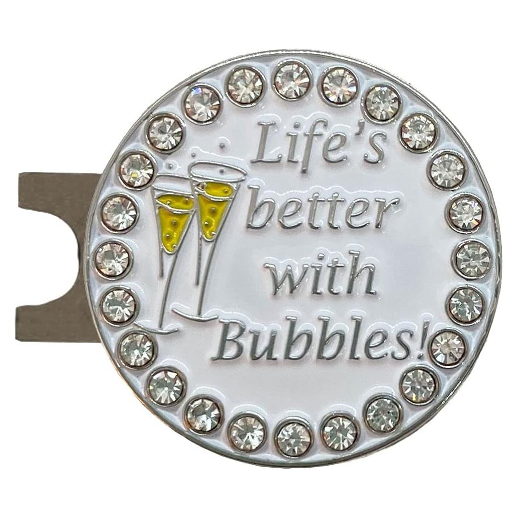 Marcadores de Pelota Bling Giggle Golf Hora Social - Champán