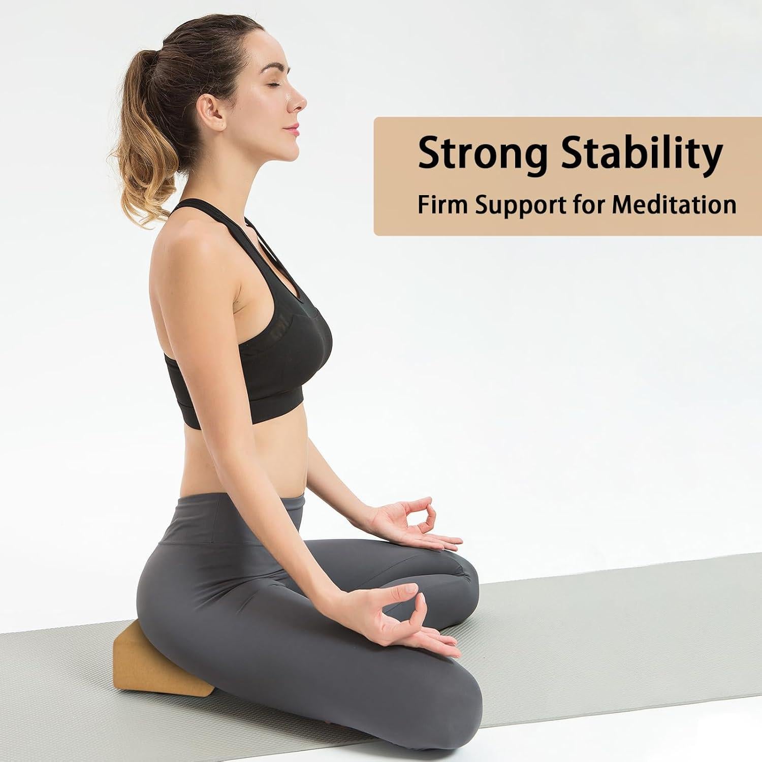 Bloque de Yoga de Corcho Hatha 22.86x15.24x7.62cm Ecológico