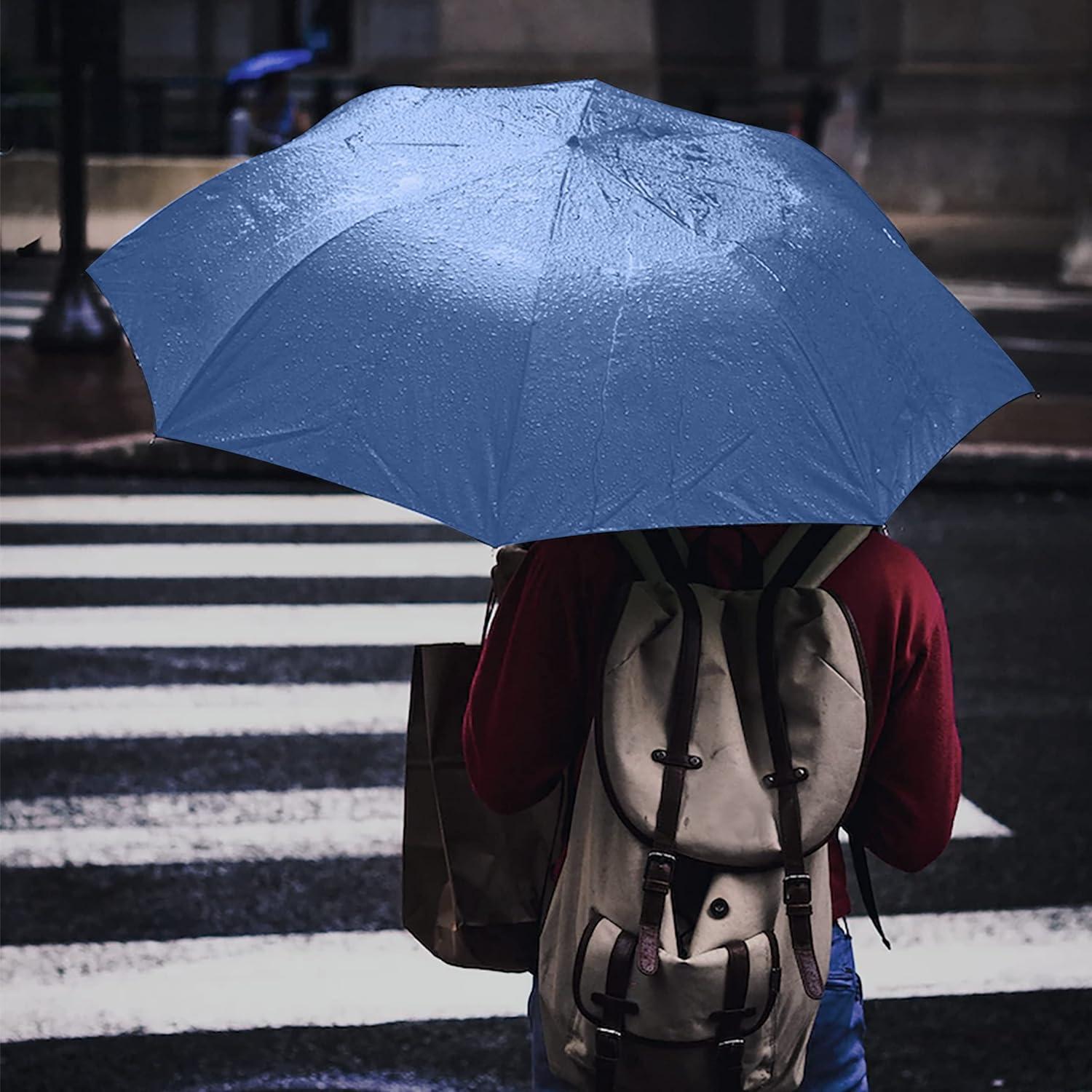 Paraguas Automático Pumi-geous Compacto UV 50+ Negro