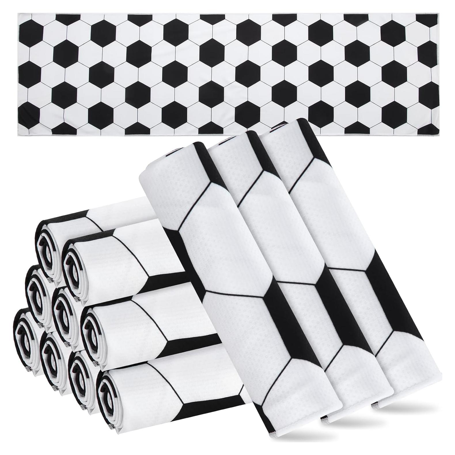 12 Toallas Enfriadoras FuWeave 30x100 cm Microfibra Fútbol