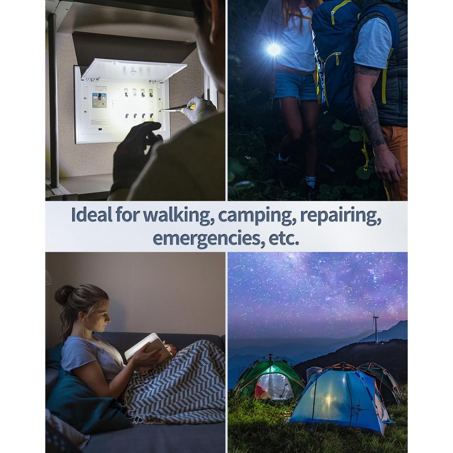 Paquete de 10 Linternas LED de Llave Uniclife Mini 12 Lúmenes