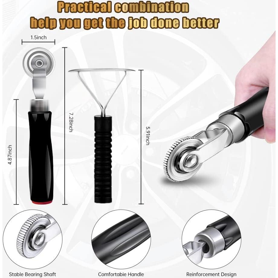 Kit de herramientas de reparación de neumáticos FHTDW 34 piezas