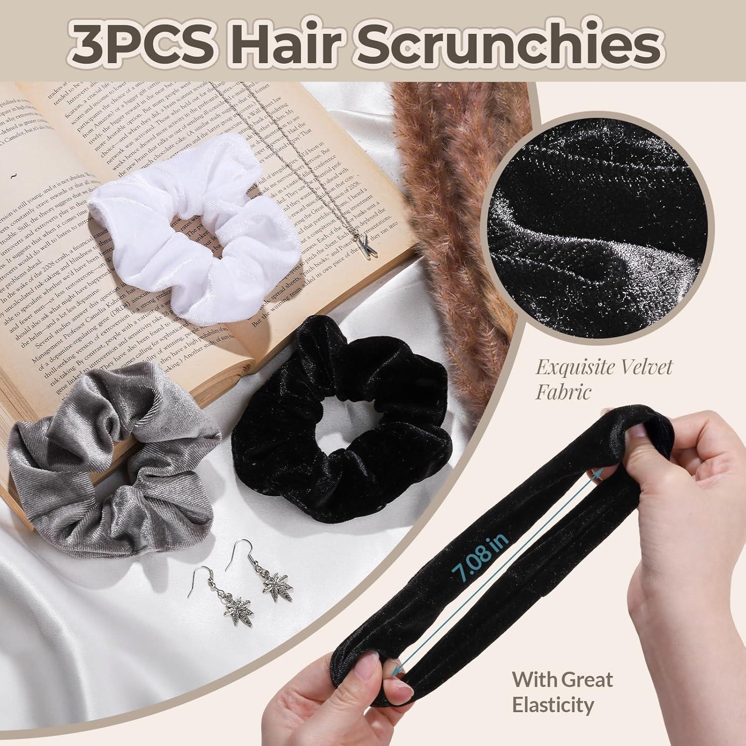 Banda para la cabeza Spa LEOBRO - 3 colores, microfibra, elástica