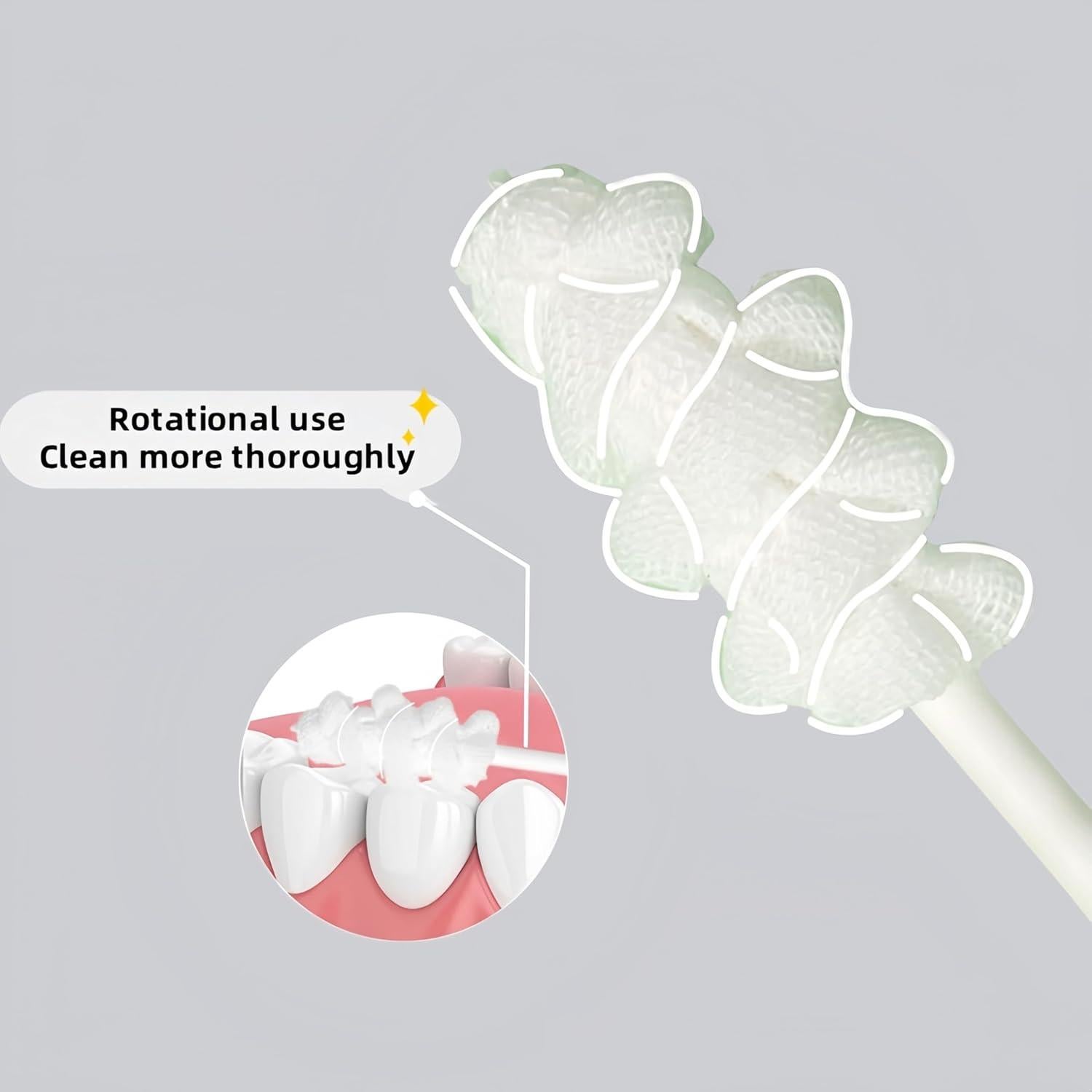 Cepillo de Dientes para Bebés Hranio 42 Piezas Algodón Higiénico