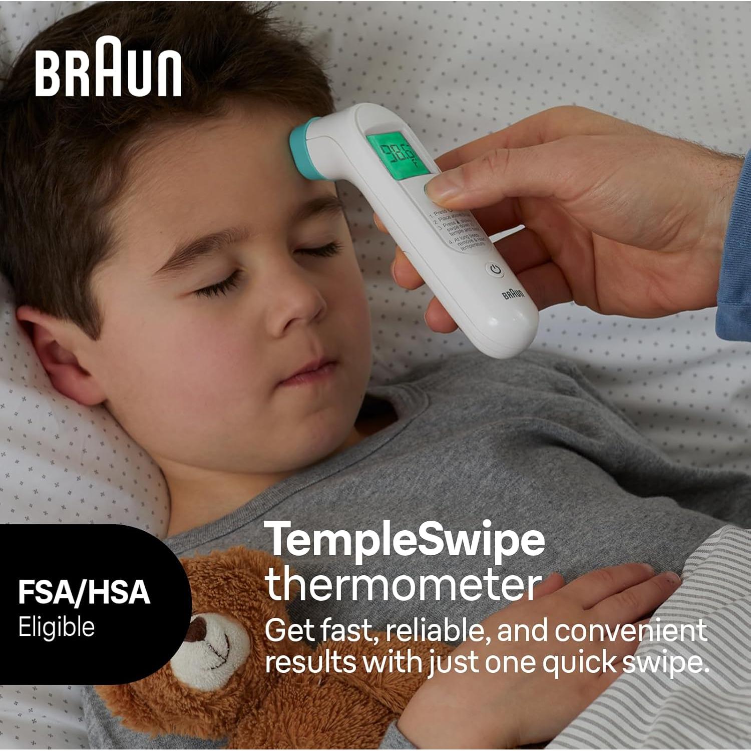 Termómetro Digital Braun TempleSwipe - Precisión Rápida y Confiable