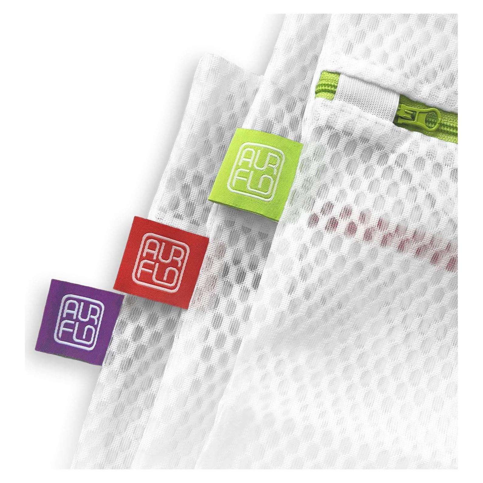 Bolsas de Lavandería AURFLO Malla 3 Medianas 40x40 cm