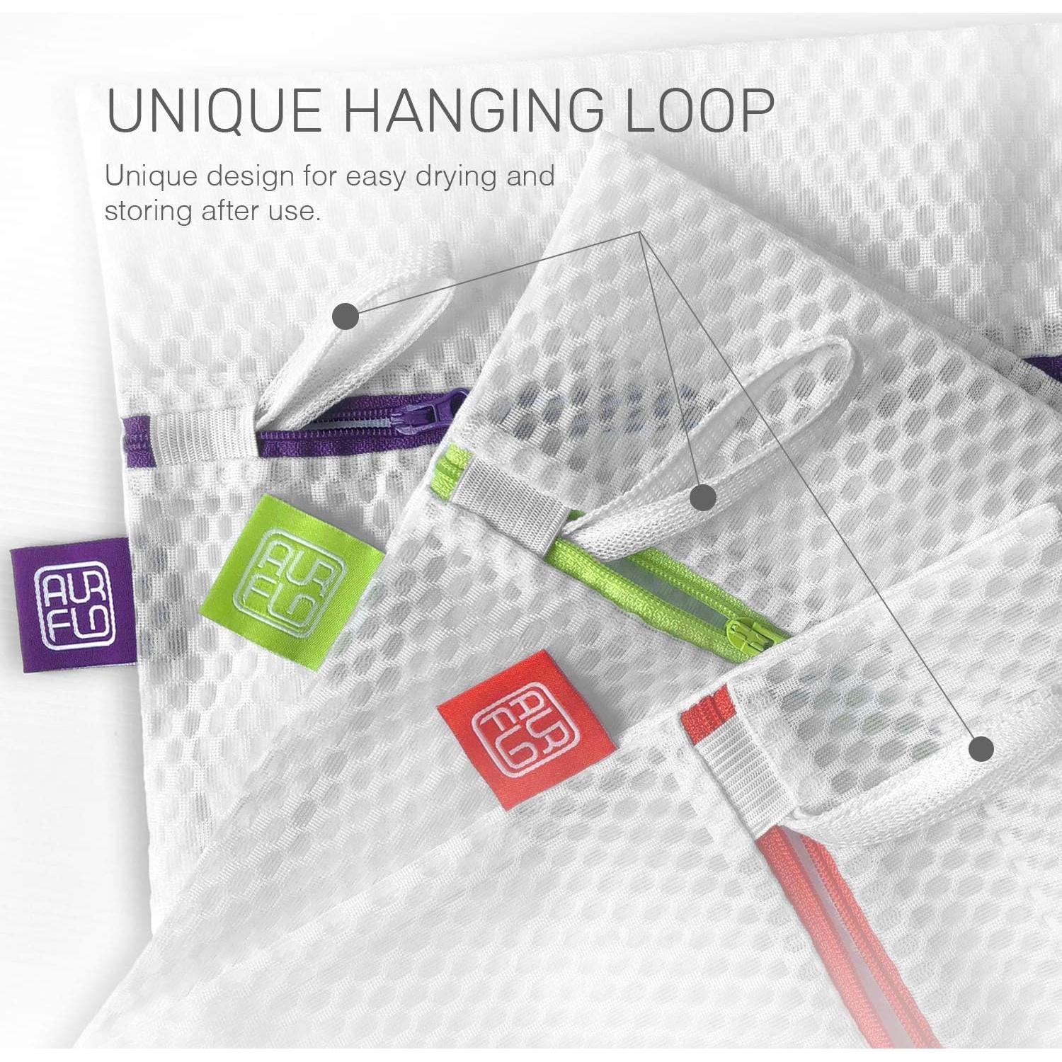 Bolsas de Lavandería AURFLO Malla 3 Medianas 40x40 cm