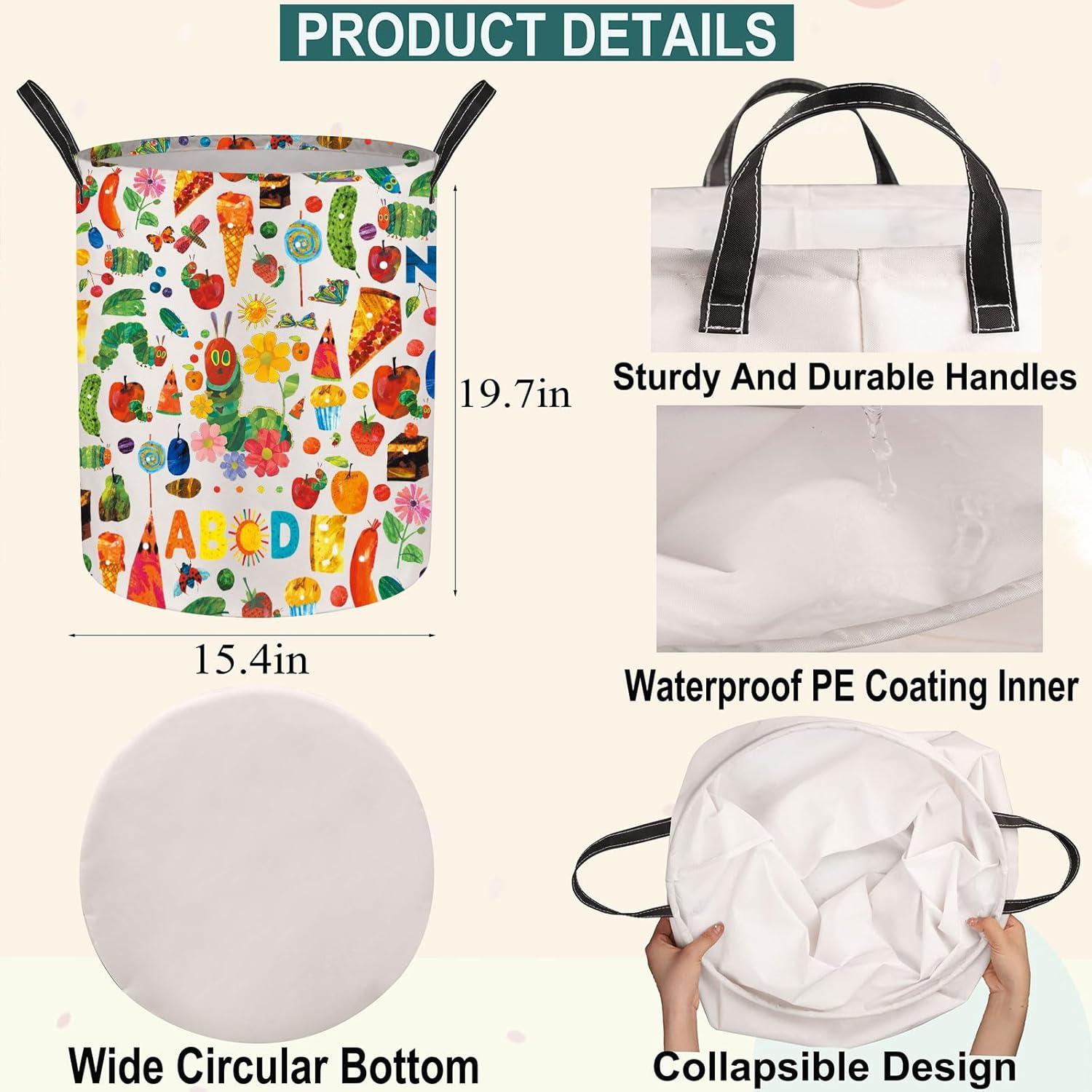 Cesta de lavandería JNIAP 50x40 cm Plegable Impermeable