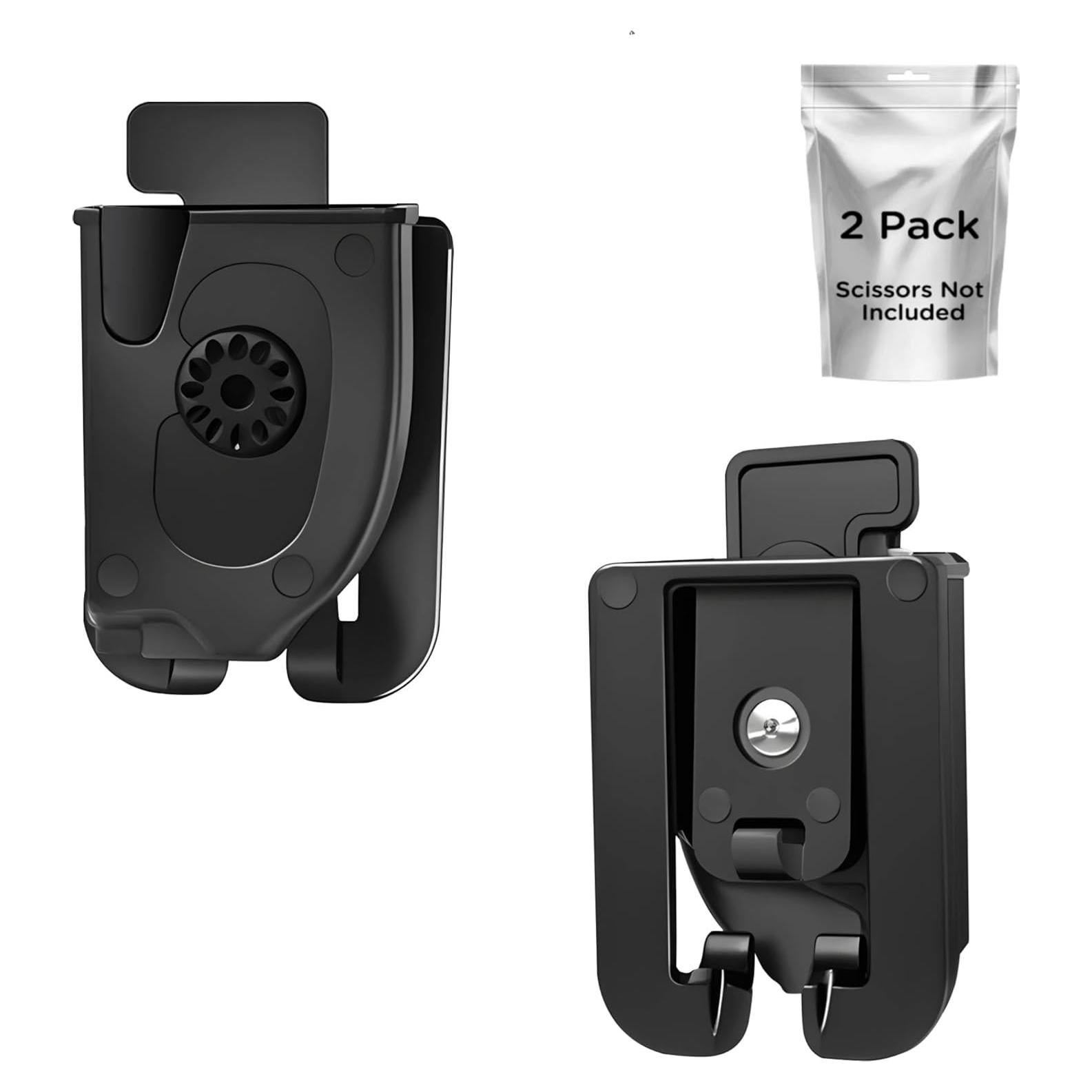 Fundas de Tijeras de Trauma Plegables LEEPENK 2 Pack - Negro