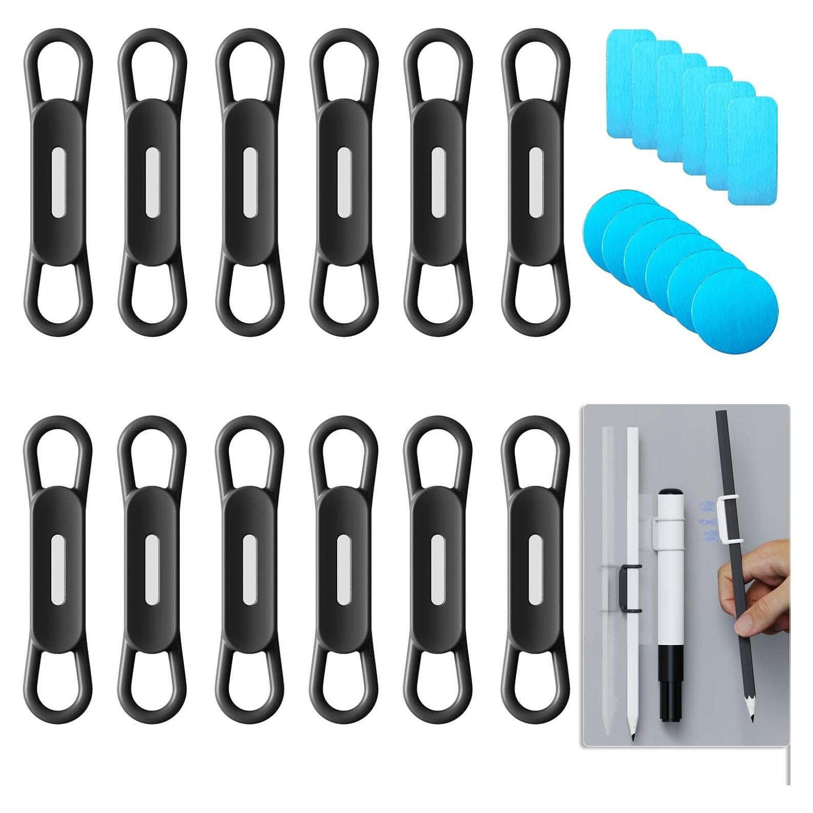 Paquete de 12 Soportes Magnéticos de Silicona Freewindo