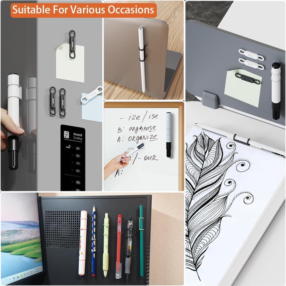 Paquete de 12 Soportes Magnéticos de Silicona Freewindo