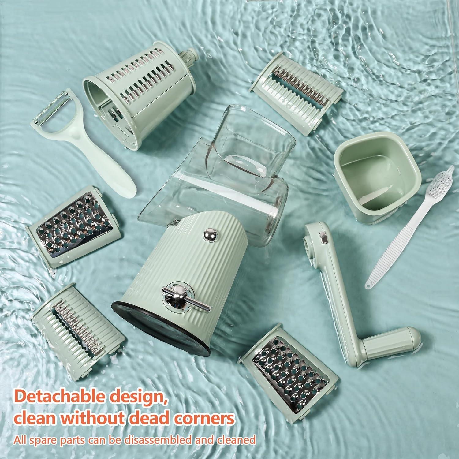 Rallador de Queso Manual SRIVIJA Matcha 5 Cuchillas 1.18 kg