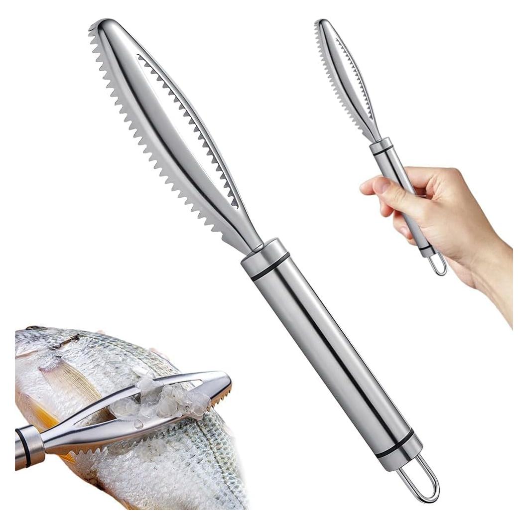 Removedor de Escamas de Pescado HMPBEFU Acero Inoxidable 20cm