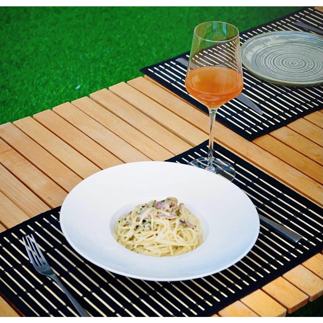 Juego de 8 Manteles de Bambú ANDSTAR 45x30cm Antideslizantes