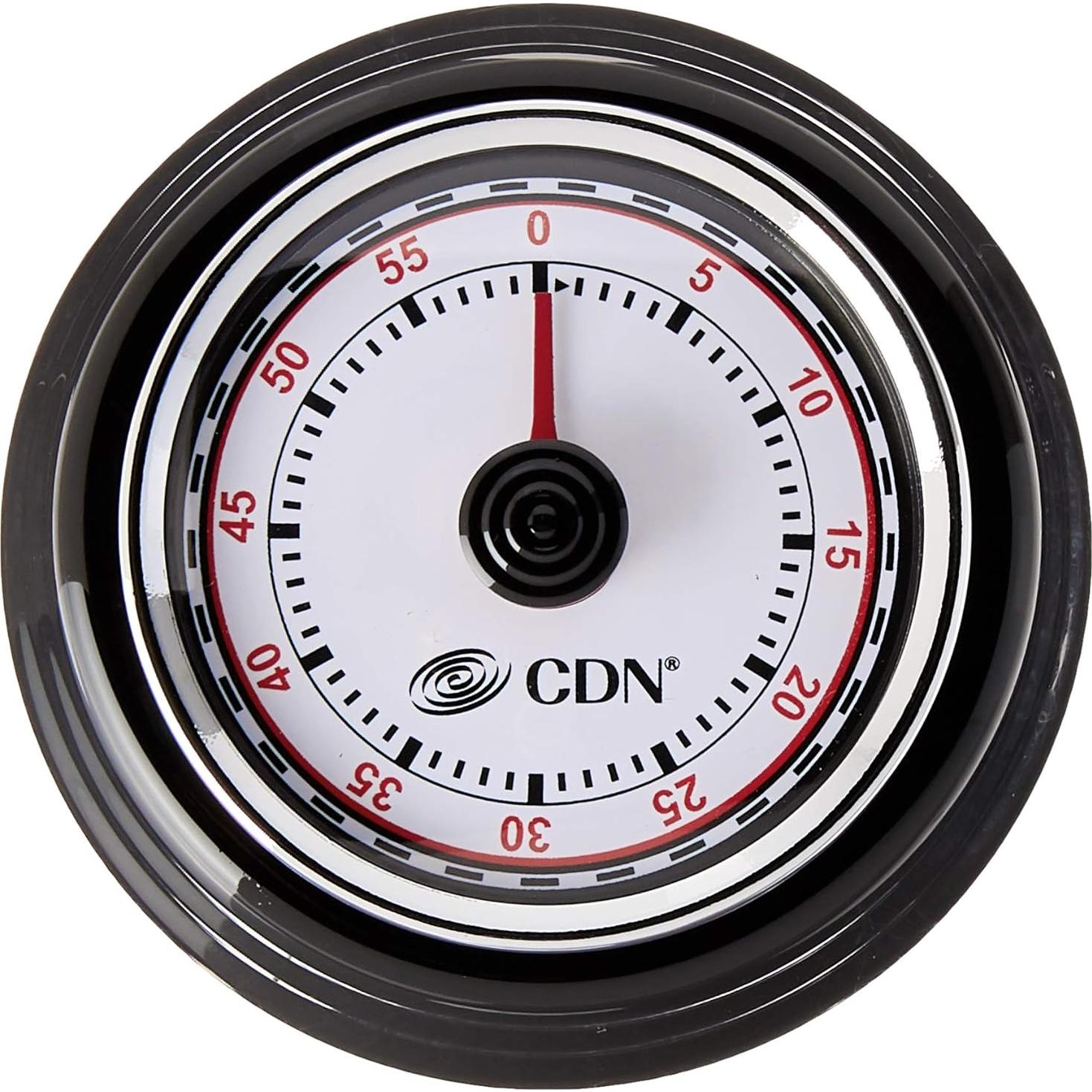 Temporizador Mecánico Compacto CDN MT4 60 Min Negro