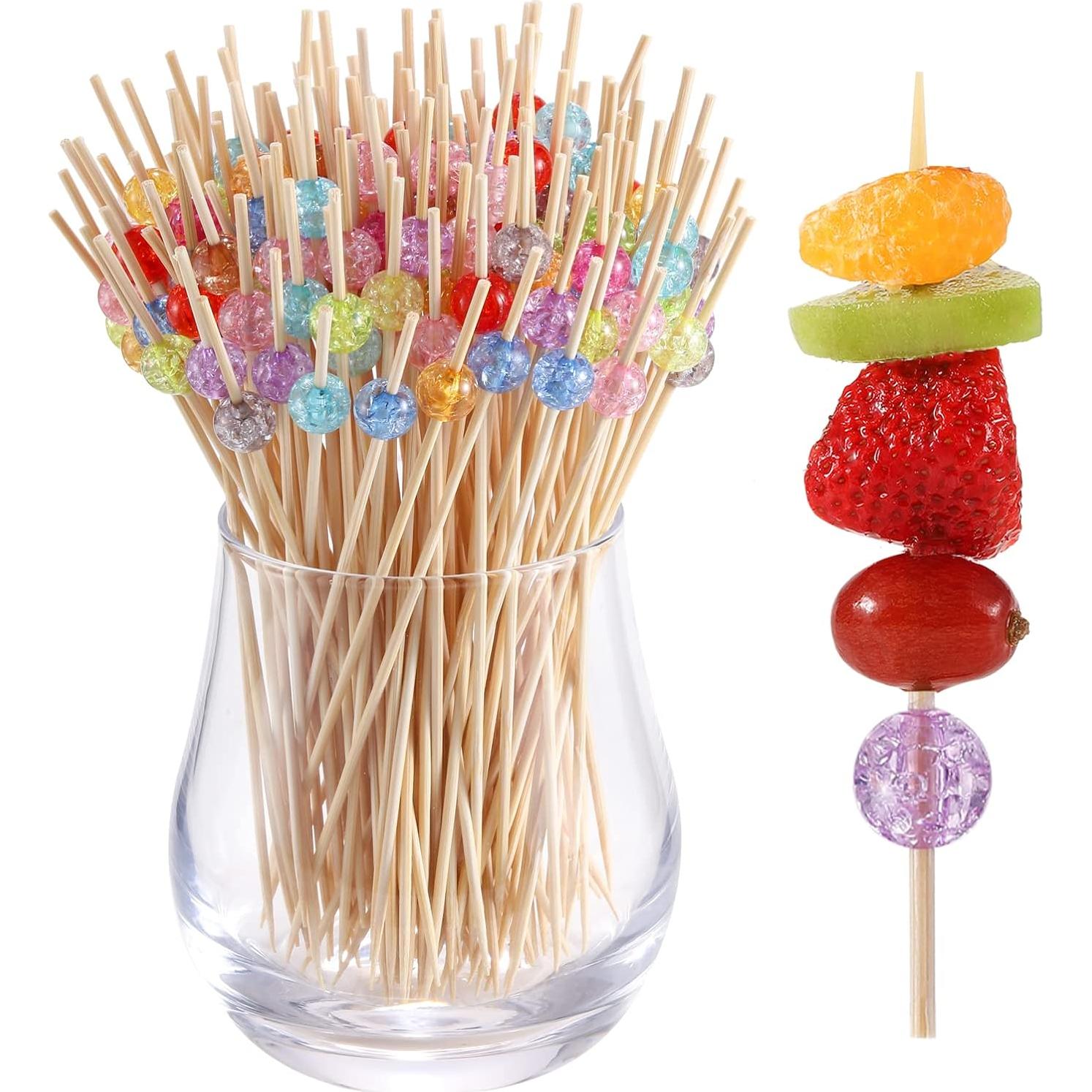 200 Palillos de Cóctel de Bambú CockStixs 11.94 cm Ecológicos