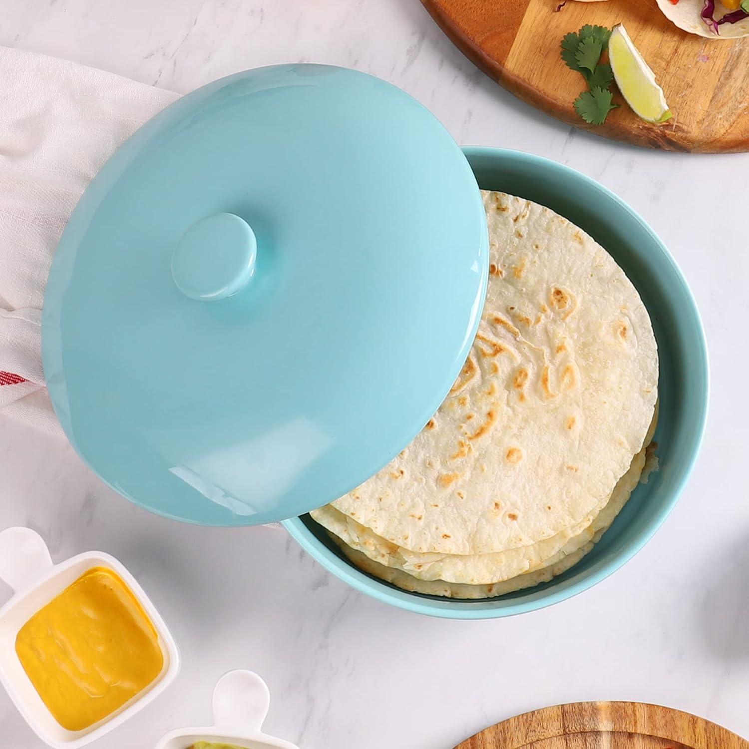 Calentador de Tortillas Sweese Turquesa - Capacidad 12 Tortillas