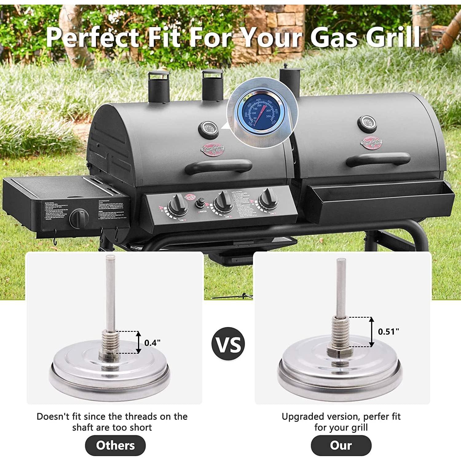 Repuestos de termómetro de parrilla BBQ-Element 5.08 cm