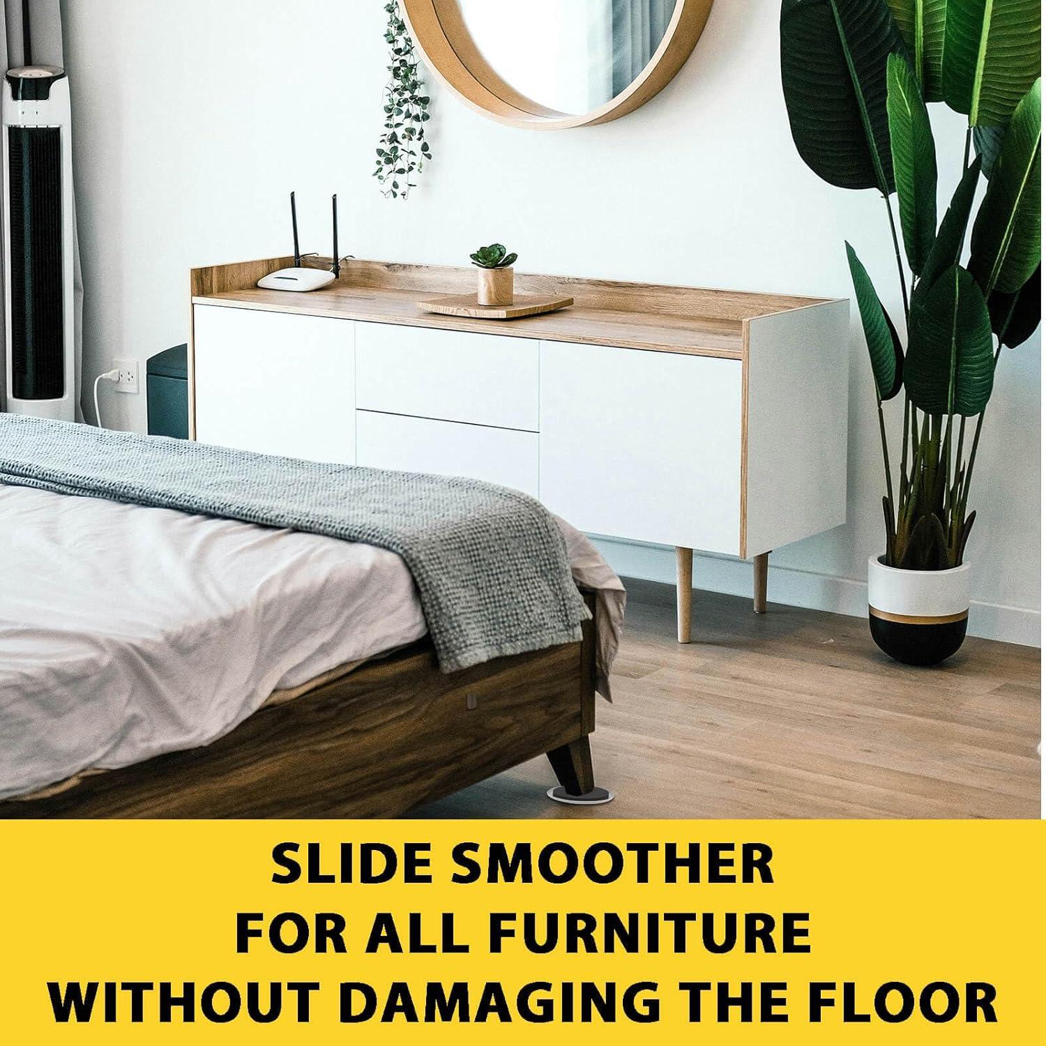 Deslizadores de Muebles Vanteen 8 Piezas 24.1 cm Beige