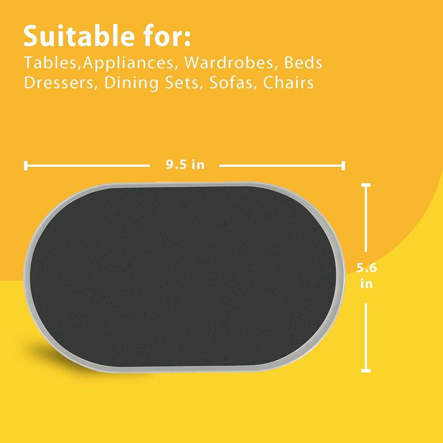 Deslizadores de Muebles Vanteen 8 Piezas 24.1 cm Beige