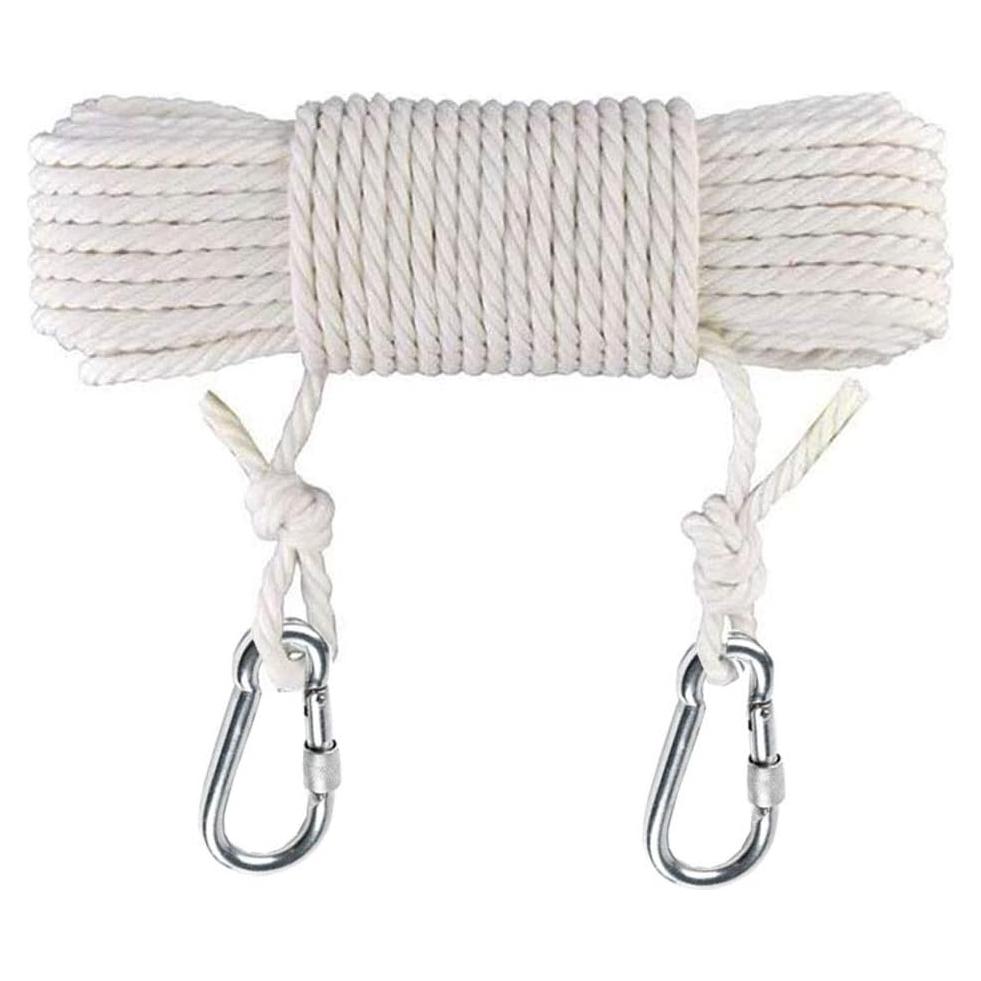 Línea de Ropa Portátil K Y KANGYUN 15m Algodón Blanco