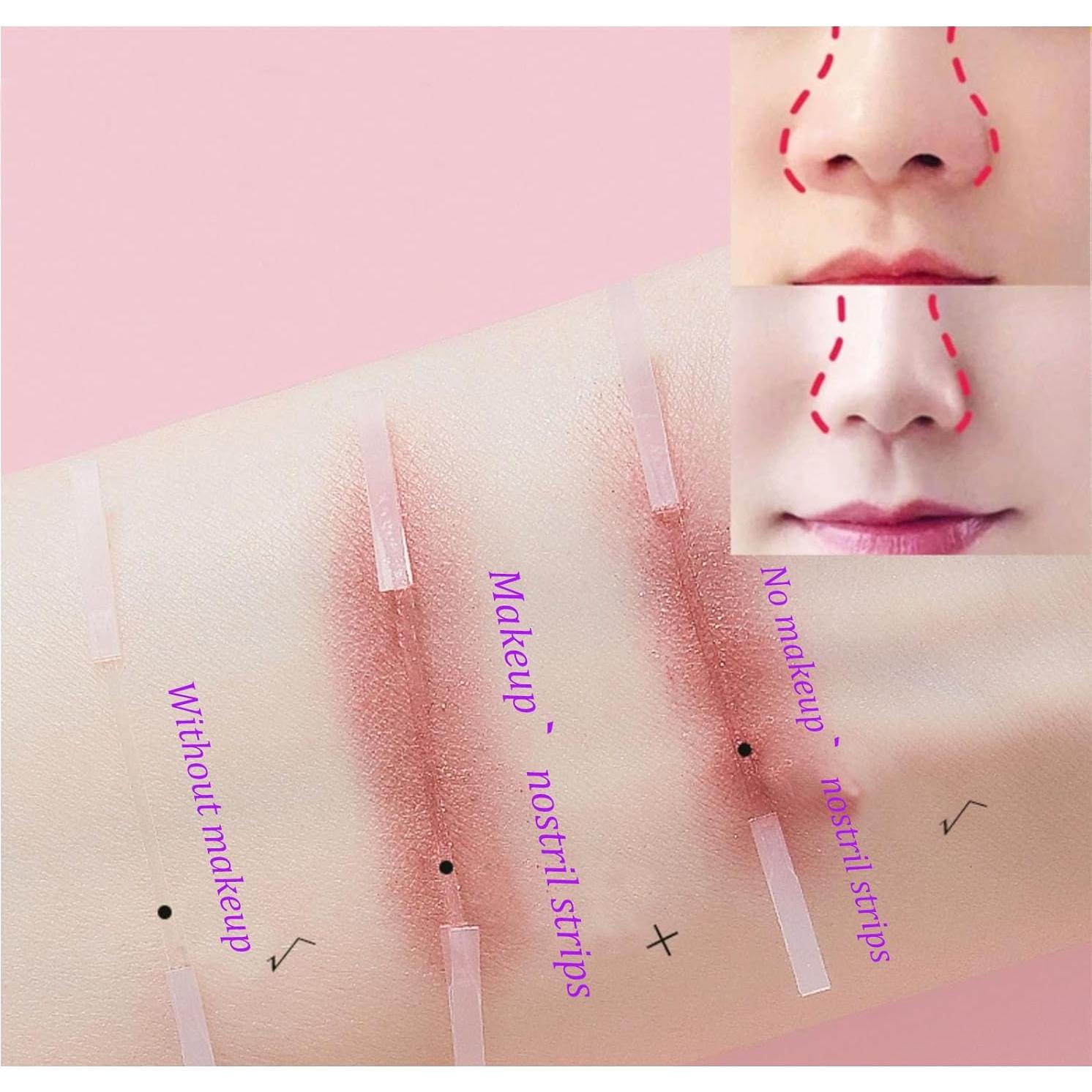 Tiras Nasales Invisibles YDCOCO para Reducir Fosas Nasales - 52 Piezas