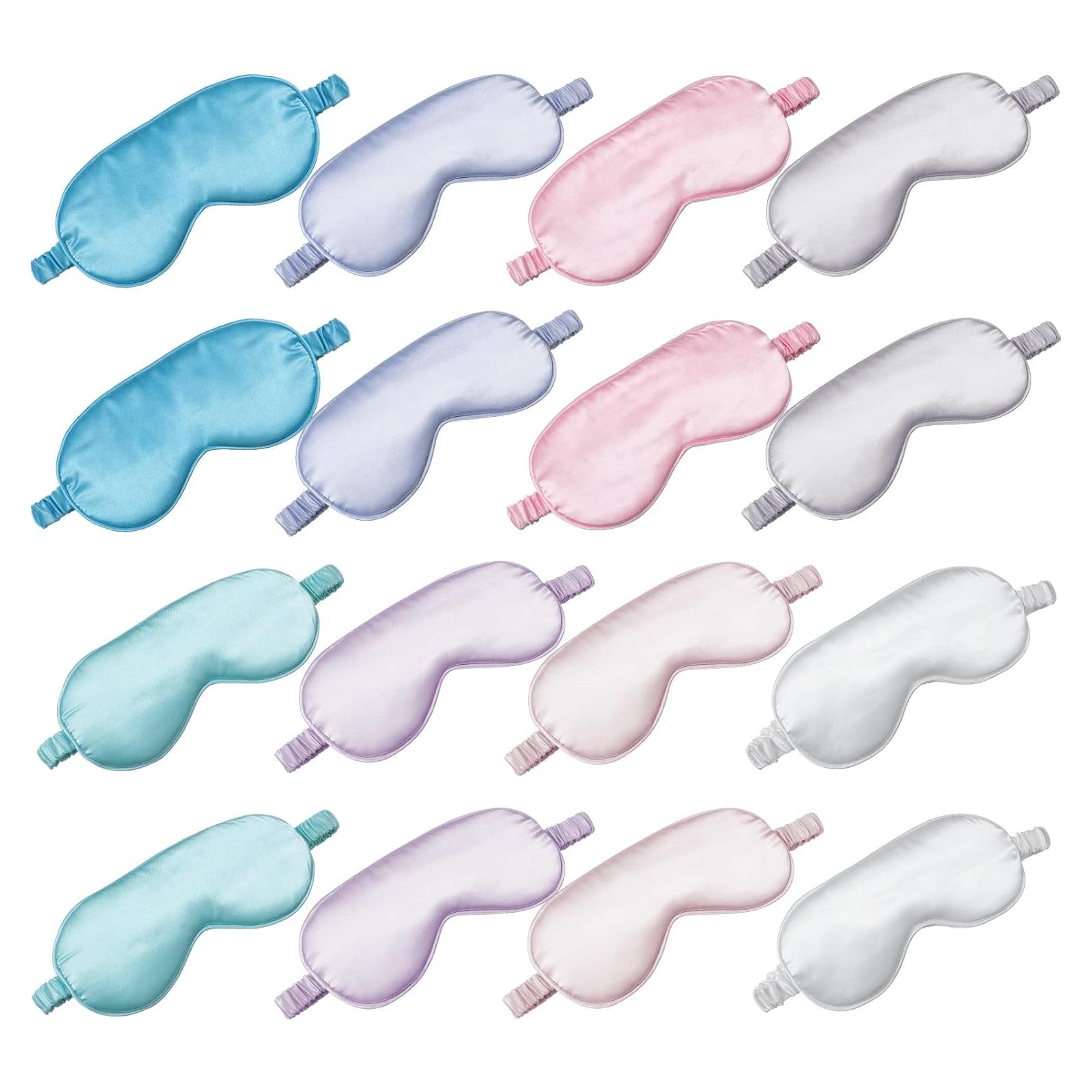 16 Máscaras de Seda para Dormir Coume - Suaves y Ligeras 20x9.2cm