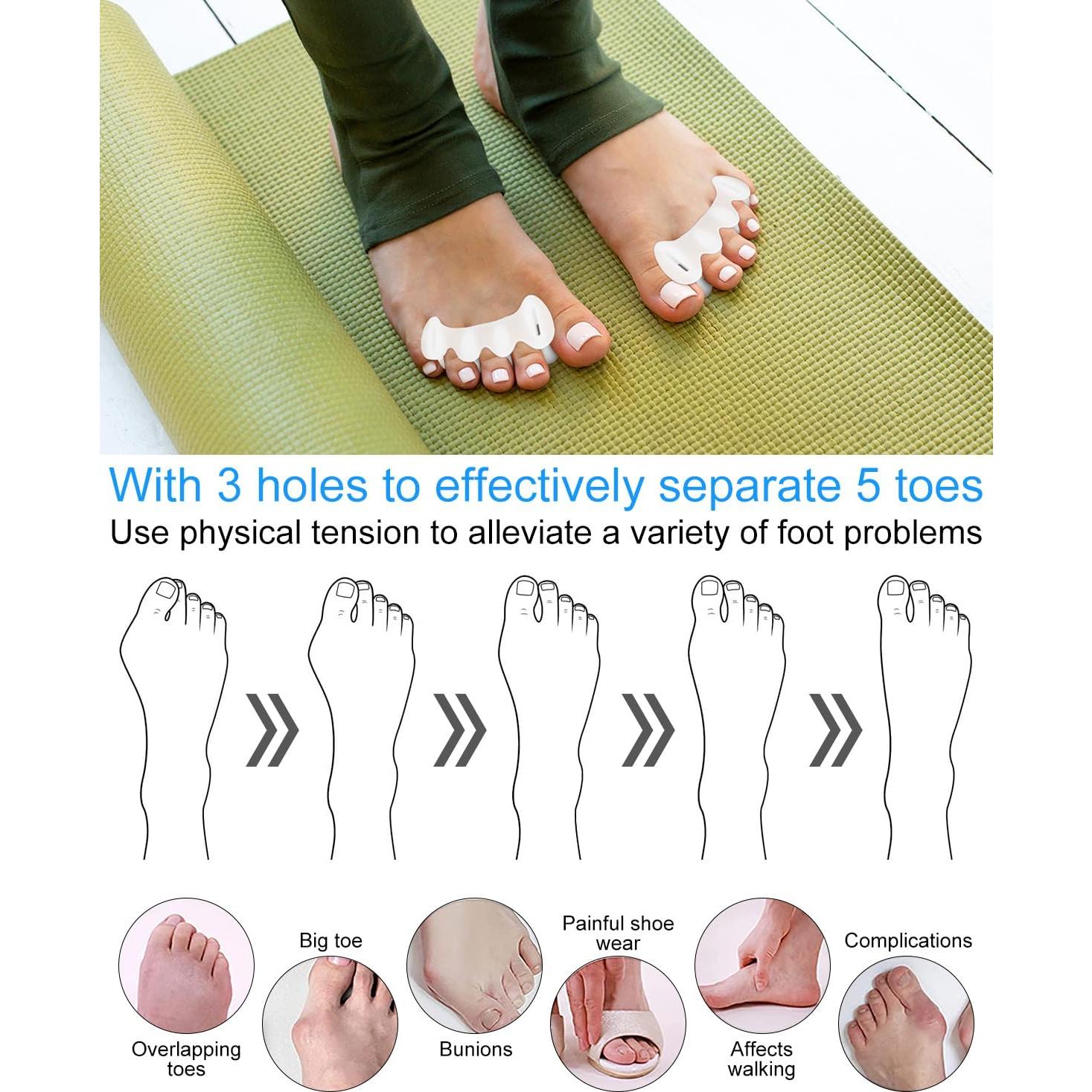 Separadores de Dedos para Juanetes Samaya Home - Silicona S