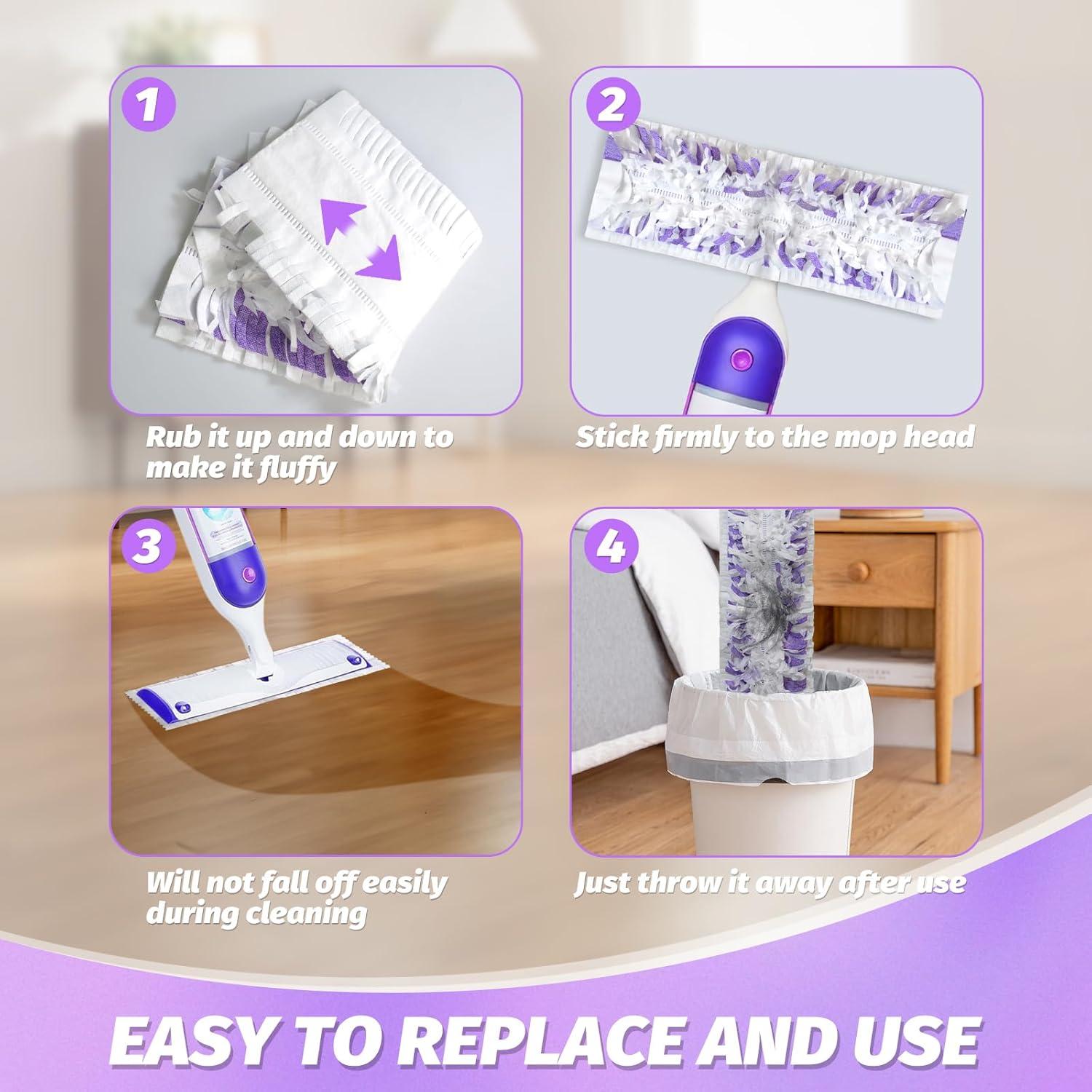 Recargas de almohadillas desechables Power Mop 5 Paquete