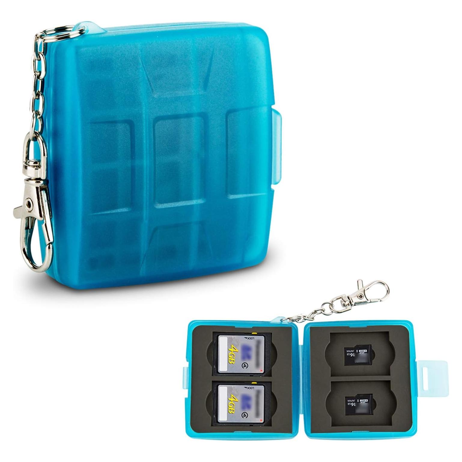 Estuche para Tarjetas de Memoria Jinjiacheng MC-11B Azul 8 Ranuras