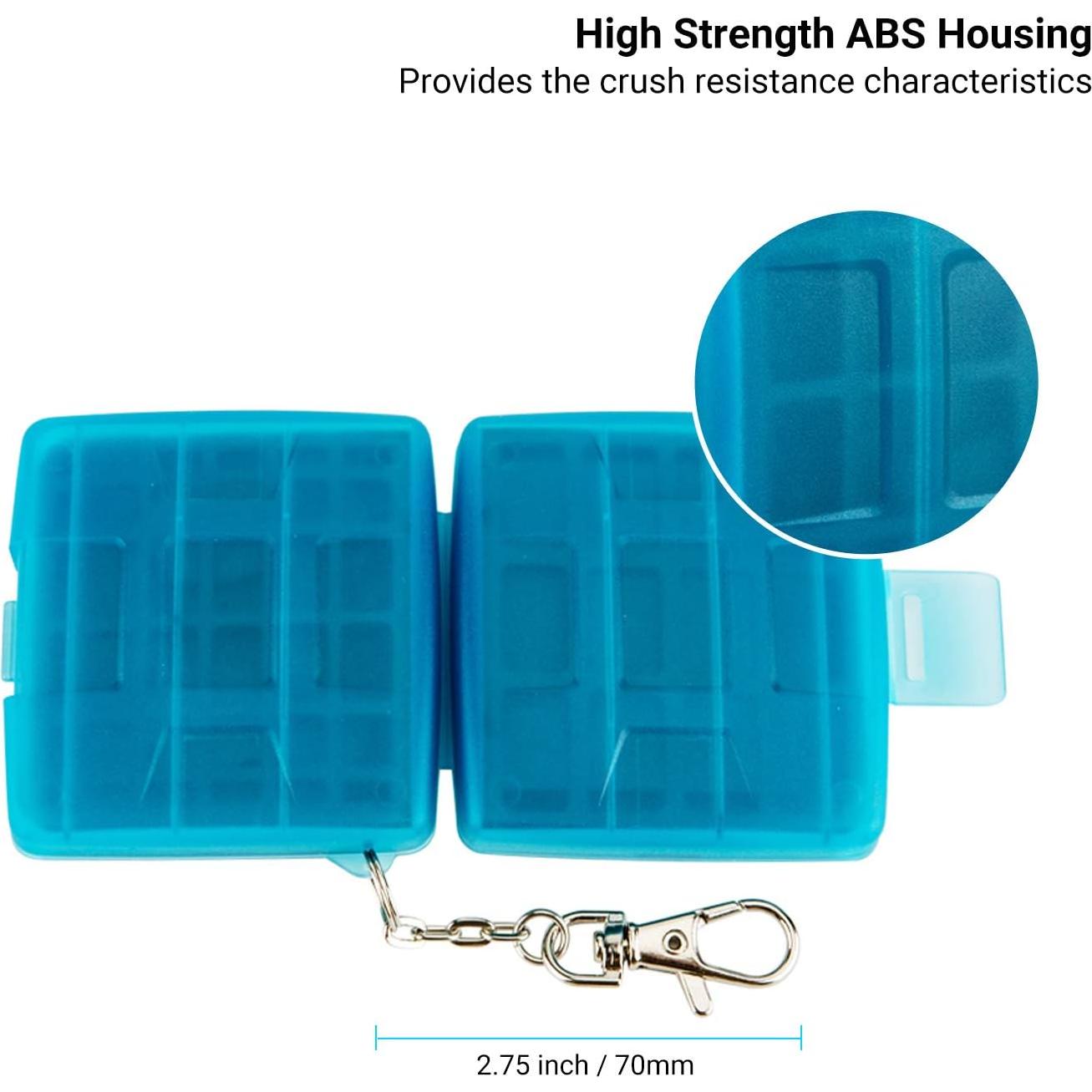 Estuche para Tarjetas de Memoria Jinjiacheng MC-11B Azul 8 Ranuras