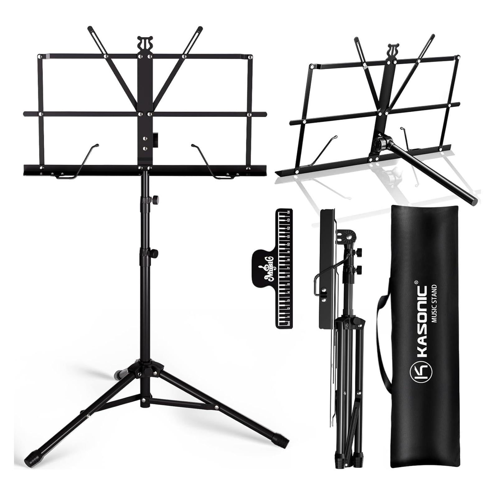Soporte de Música K KASONIC Plegable 2 en 1 Ajustable 0.97 kg
