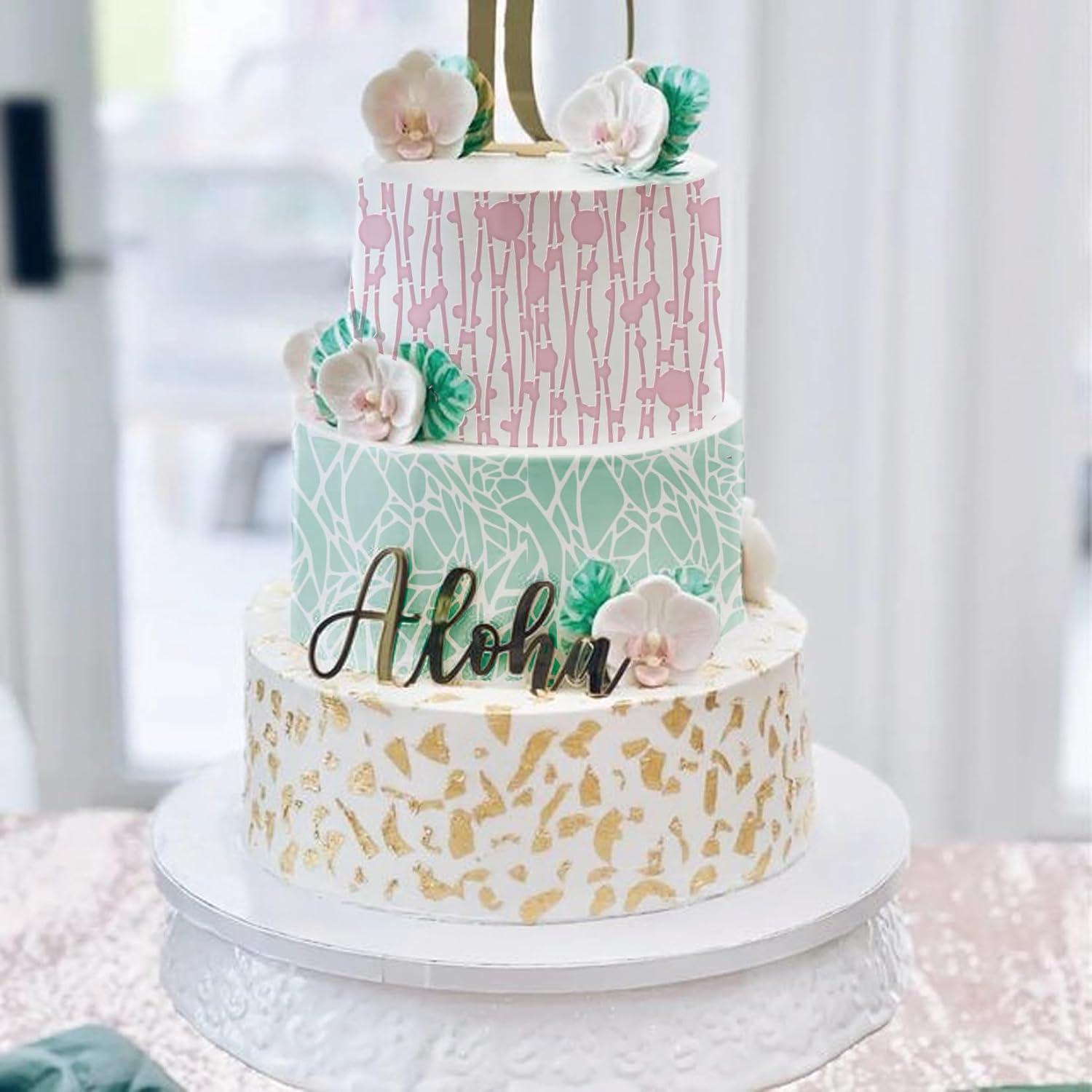 16 Plantillas Reutilizables para Pintar Boqon - Textura Abstracta