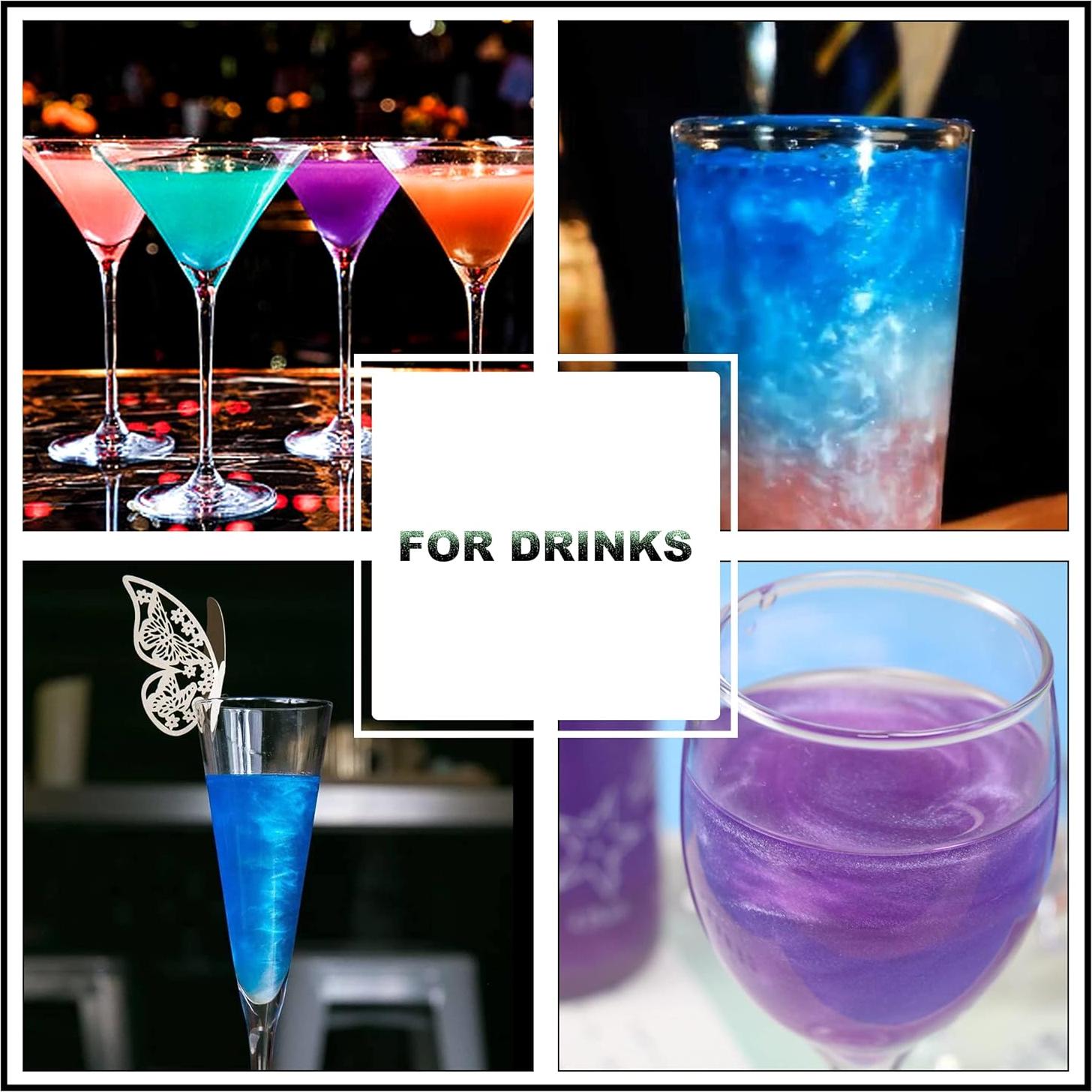 Brillo Comestible para Bebidas ERCorArt - 12 Colores 4g