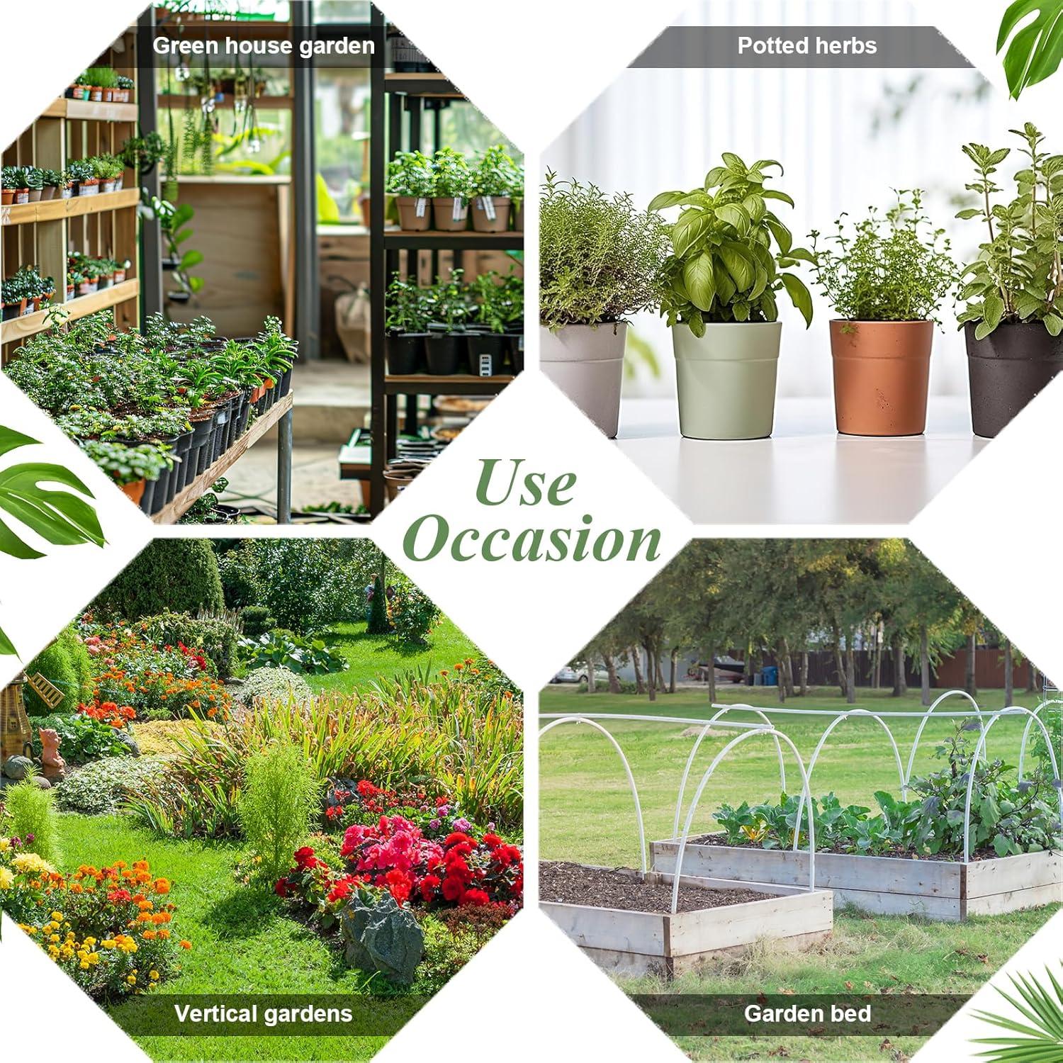 20 Etiquetas de Planta de Bambú FAMLEAF 17.78 cm para Jardín