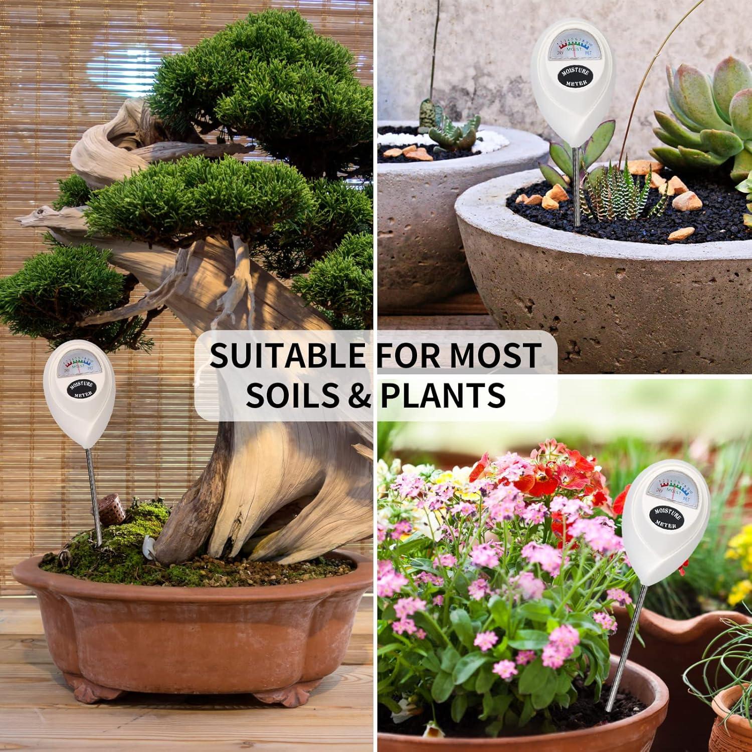 Medidor de Humedad ONEDONE para Suelo de Plantas - 25.4 cm