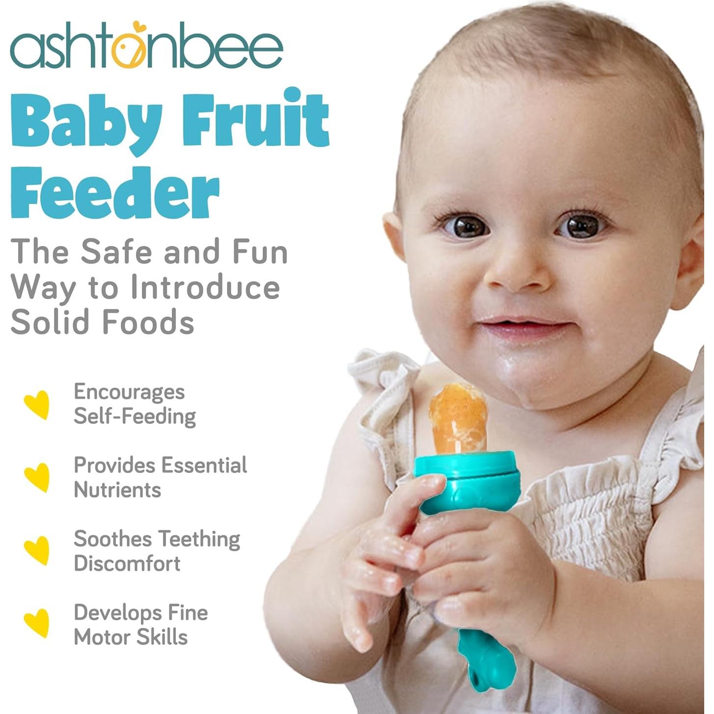 Extractor de Frutas para Bebés Ashtonbee - Silicona Grado Alimenticio