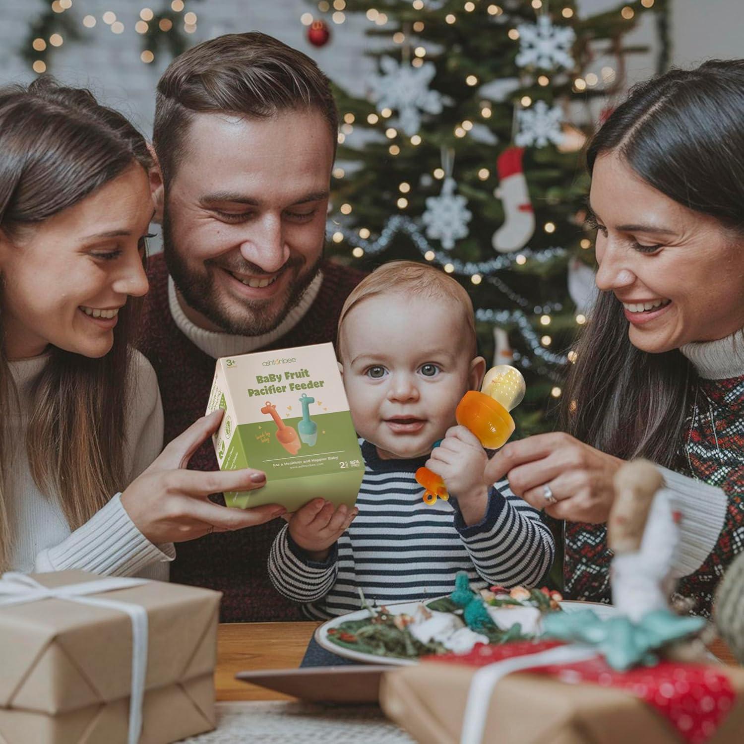 Extractor de Frutas para Bebés Ashtonbee - Silicona Grado Alimenticio