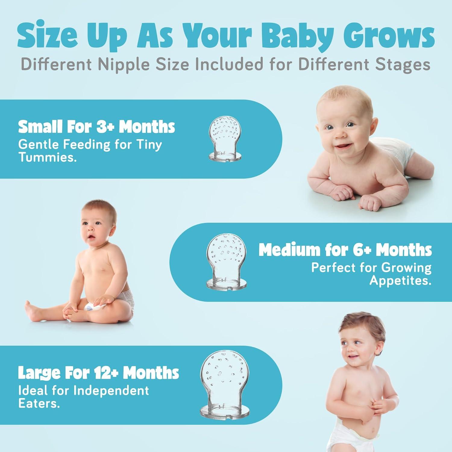 Extractor de Frutas para Bebés Ashtonbee - Silicona Grado Alimenticio