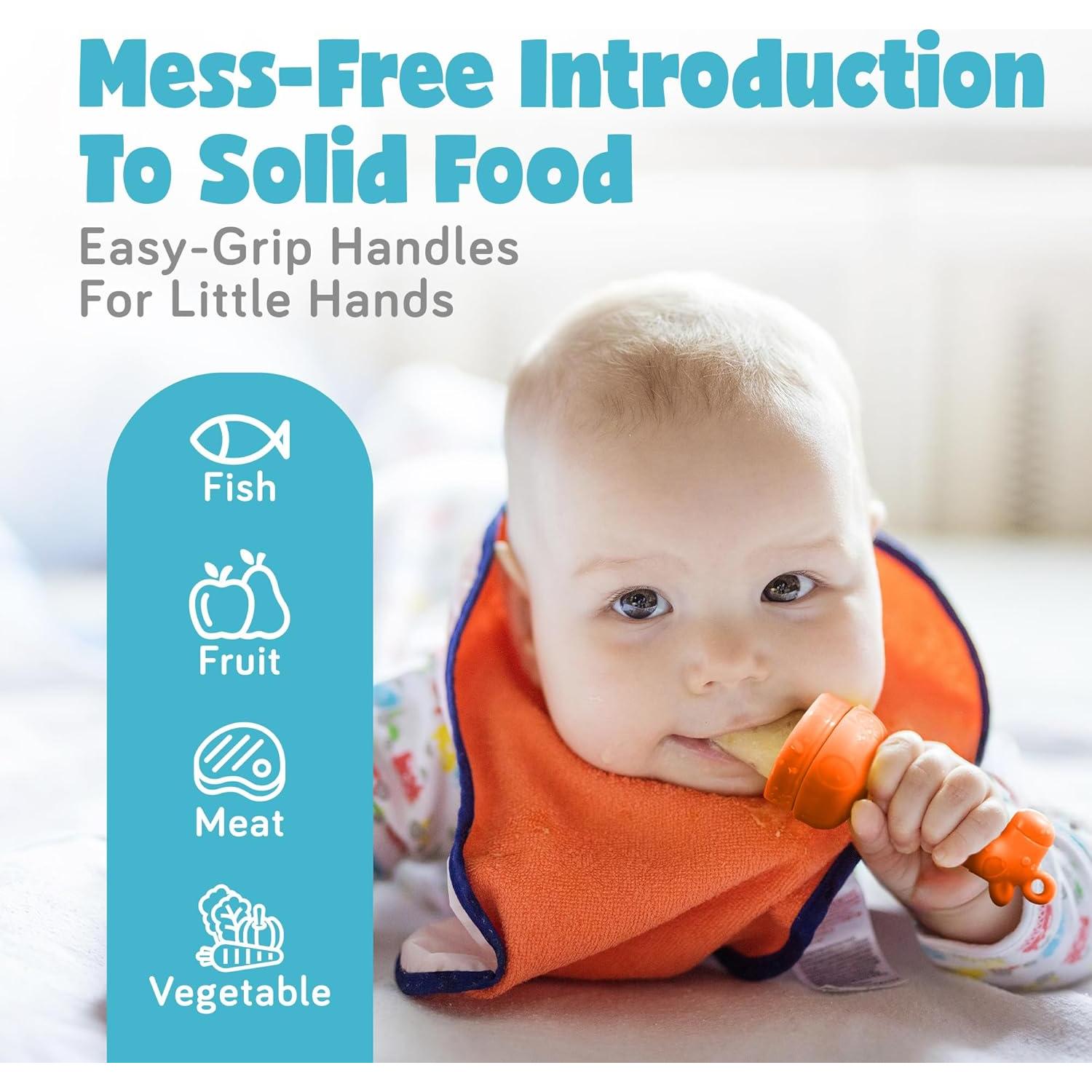 Extractor de Frutas para Bebés Ashtonbee - Silicona Grado Alimenticio