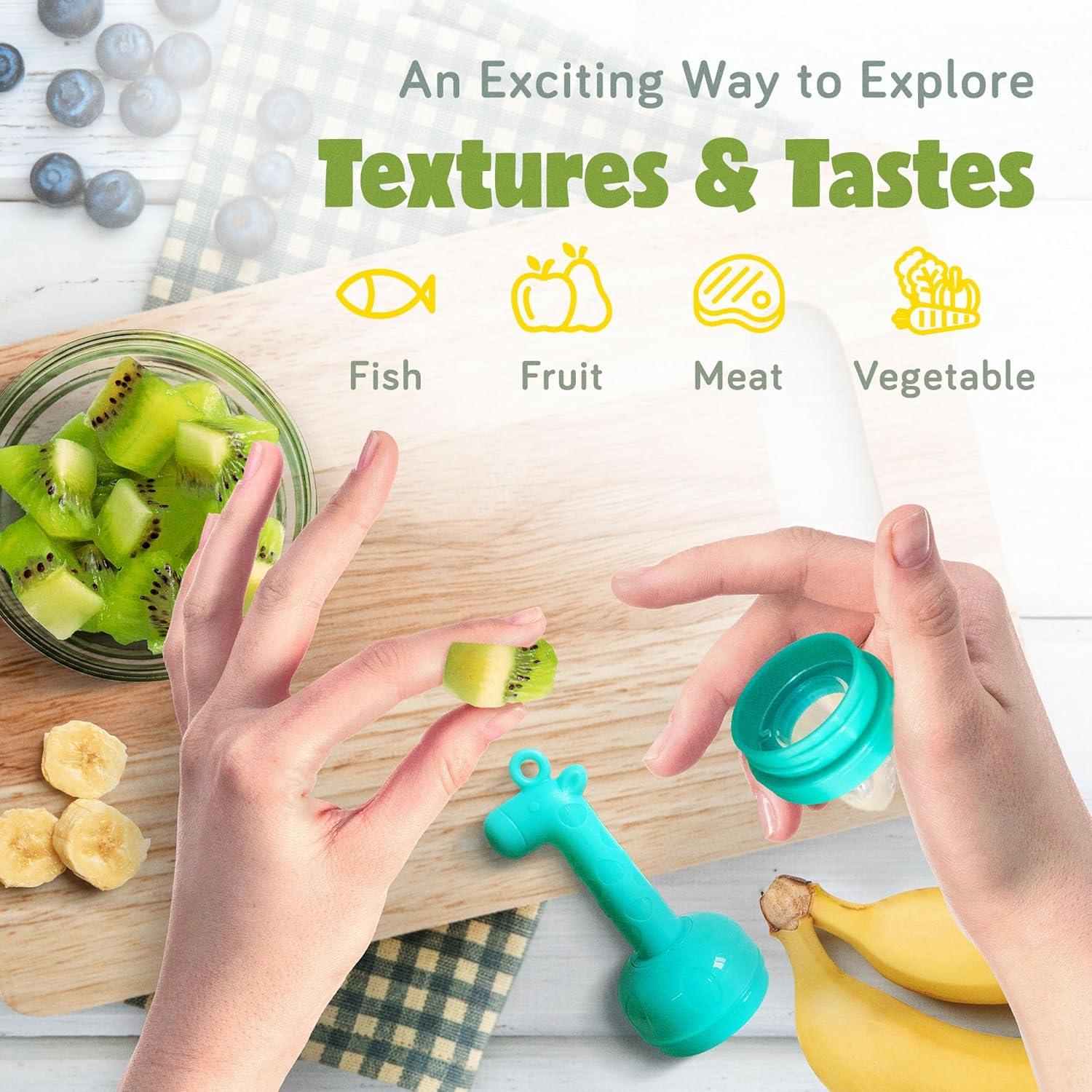 Extractor de Frutas para Bebés Ashtonbee - Silicona Grado Alimenticio